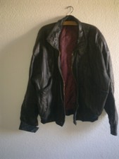 Herren lederjacke schwarz gebraucht kaufen  Baienfurt