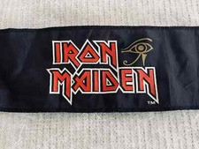 Faixa de cabeça Iron Maiden rara não usada oficial original década de 1980 logotipo Powerslave Horus, usado comprar usado  Enviando para Brazil