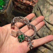 Chain linked braclet for sale  Richford