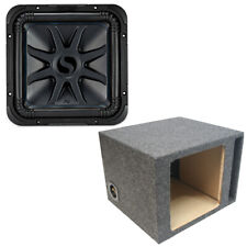 Caixa de subwoofer carregada Kicker 44L7S154 áudio veicular solo-bárico 15" gabinete 1000W, usado comprar usado  Enviando para Brazil