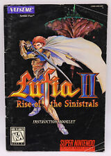 Instruction Booklet Lufia II Rise of the Sinistrals sur Super Nintendo SNES USA comprar usado  Enviando para Brazil