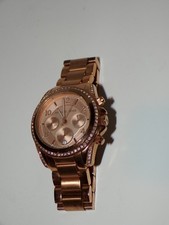 Relógio cronógrafo Michael Kors Blair mostrador cor ouro rosa MK5263 [383T], usado comprar usado  Enviando para Brazil