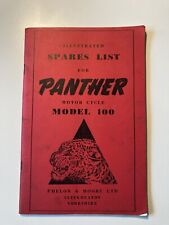 Panther illustrated spare for sale  CREWE