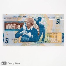 jack nicklaus 5 note for sale  UK
