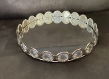 Serviertablett tablett silber gebraucht kaufen  Hamburg