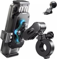 Suporte de telefone de motocicleta de liga de alumínio com amortecedor de vibração, telefone de motocicleta  comprar usado  Enviando para Brazil