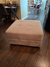 blue suede ottoman for sale blue suede ottoman for sale Lake Forest