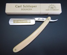 CARL SCHLIEPER VINTAGE 6/8 navalha reta feita em Solingen Alemanha ESTADO USADO comprar usado  Enviando para Brazil