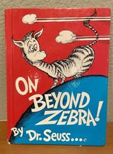 1983 Dr. Seuss On Beyond Zebra Grolier Book Club Edition, używany na sprzedaż  Wysyłka do Poland