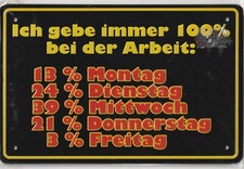 Kleines blechschild witzigen gebraucht kaufen  Frankfurt (Oder)