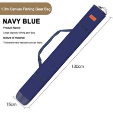 Bolsa multifuncional para vara de pesca portátil (1,3 m azul escuro) comprar usado  Enviando para Brazil