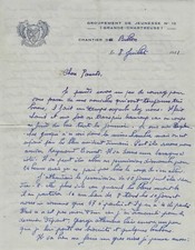 Rare lettre groupement d'occasion  Feillens
