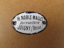 Old enameled advertising d'occasion  Expédié en Belgium