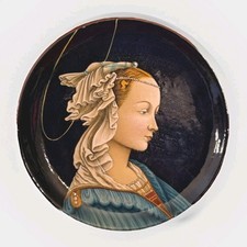 Piatto ceramica madonna usato  Gubbio