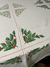 Vntg christmas linen for sale  Waterloo