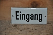 Altes emailschild türschild gebraucht kaufen  Limbach-Oberfrohna