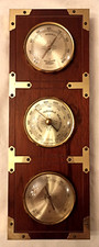 Antique barometer thermometer d'occasion  Expédié en Belgium