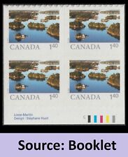 Canadá 3443 Far & Wide Thousand Islands $1.40 livreto placa bloco 4 MNH 2024 comprar usado  Enviando para Brazil