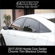 2017-2020 Honda Civic Sedan Acabamento Cromado sobreposição de Blackout comprar usado  Enviando para Brazil