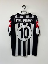 Camisa de futebol masculina Juventus 2002/2003 Home Maglia Del Piero #10 GG, usado comprar usado  Enviando para Brazil