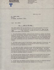 Frank capra document for sale  Las Vegas