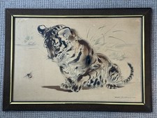 Framed print tiger for sale  LONDON