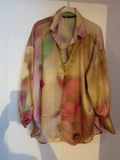 Zara satinbluse batik gebraucht kaufen  Berlin