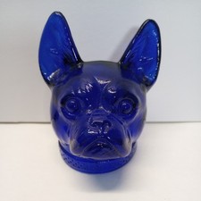 Blue vaseline glass for sale  Leslie