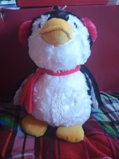 Winter penguin plushy for sale  LONDON