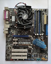 Placa-mãe Asus A8N-SLI com Athlon 64 X2 3800+ CPU e 2GB de RAM - Teste OK! comprar usado  Enviando para Brazil