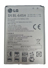 Bateria BL-64SH Para LG Volt LS740 Boost Mobile Virgin Substituição 3000mAh 3.8V, usado comprar usado  Enviando para Brazil