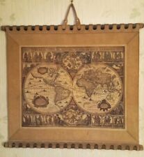 Planisphere mappemonde vintage d'occasion  Marseille IV