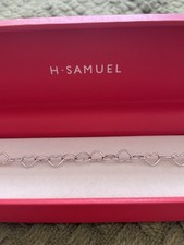 H.samuel silver heart for sale  HERNE BAY