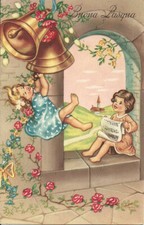 Cartolina buona pasqua usato  Sannazzaro de Burgondi