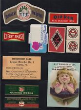 Vintage labels types for sale  Perryville
