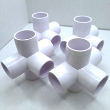 Usado, Encanadores para pia de banheiro 1/2" 5 vias PVC estrutura de armazenamento pacote com 4 comprar usado  Enviando para Brazil