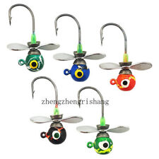 10 peças hélice redonda bola gabarito cabeças gancho crappie walleye baixo 3/16 1/4 3/8 oz comprar usado  Enviando para Brazil
