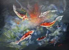 Original koi fish for sale  Akron
