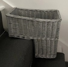 Wicker stair basket for sale  ROMFORD