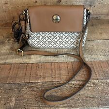 Bolsa Tommy Hilfiger tiracolo pequena marrom casual com borla Y2K nova sem etiquetas comprar usado  Enviando para Brazil