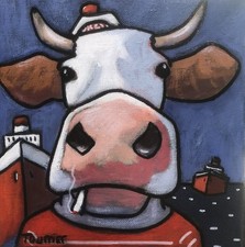 Tableau portrait vache d'occasion Tableau portrait vache d'occasion  Saint-Erme-Outre-et-Ramecourt