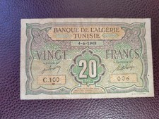 Algerie tunisie francs1948 d'occasion  La Seyne-sur-Mer