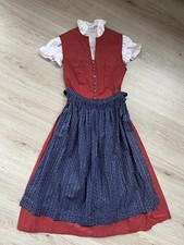 Dirndl rot blaue gebraucht kaufen  Hamburg