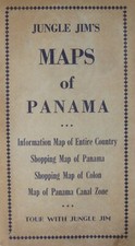Usado, 1954 JUNGLE JIM'S 4 MAPAS PANAMÁ Planos de Rua Zona de Canal de Compras "Hostile Kunas" comprar usado  Enviando para Brazil