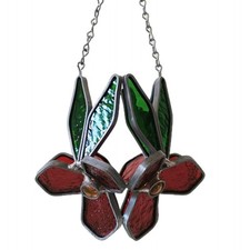 Vintage leaded stained for sale  Harris