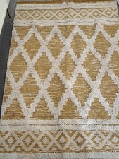 Dunelm yellow rug for sale  BEXLEYHEATH