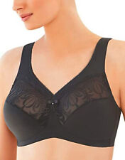 NEU Glamorise Magic LiftFull Figure Damen BH bügellos schwarz MaxiCups 115i-130H, usado comprar usado  Enviando para Brazil