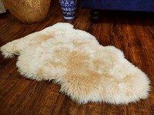 Champagne sheepskin rug for sale  Carteret