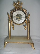 Orologio ottone onice usato  Ragalna