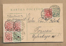 Używany, Los z 10.10 Heimatbegonu Poznań 1921 na sprzedaż  Wysyłka do Poland